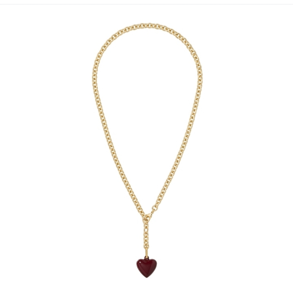 Roxanne Assoulin The Mini Puffy Heart Charm Necklace